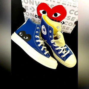Converse x PLAY Comme des Garçons Chuck 70 Blue Quartz Size 8